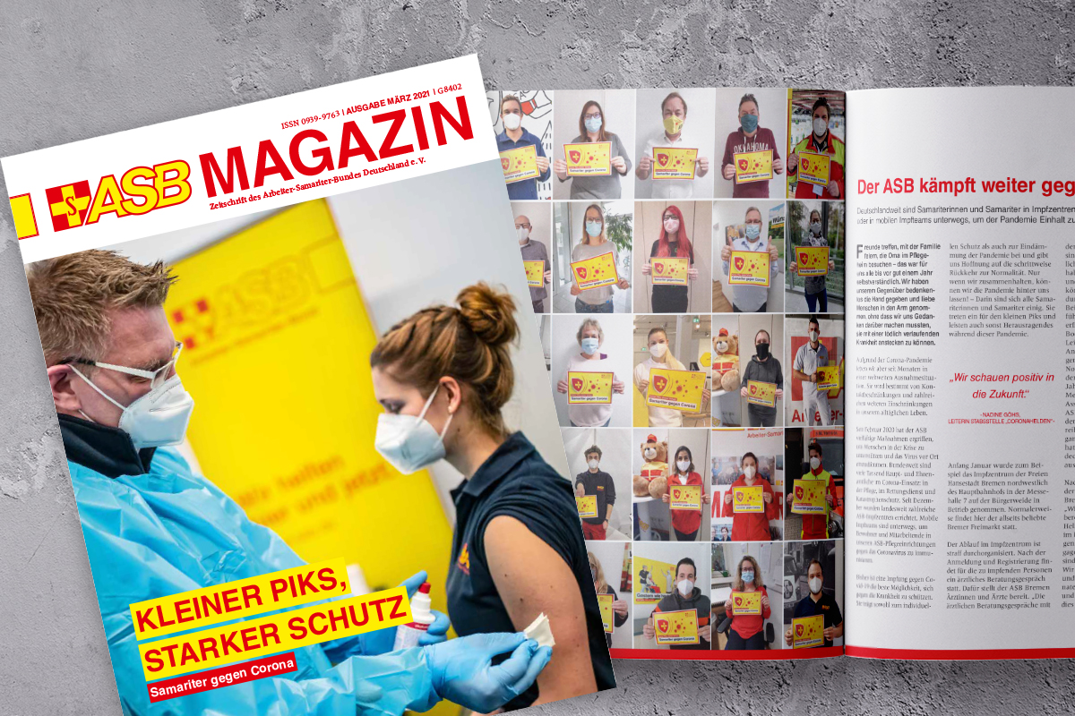 Das neue ASB Magazin ist erschienen