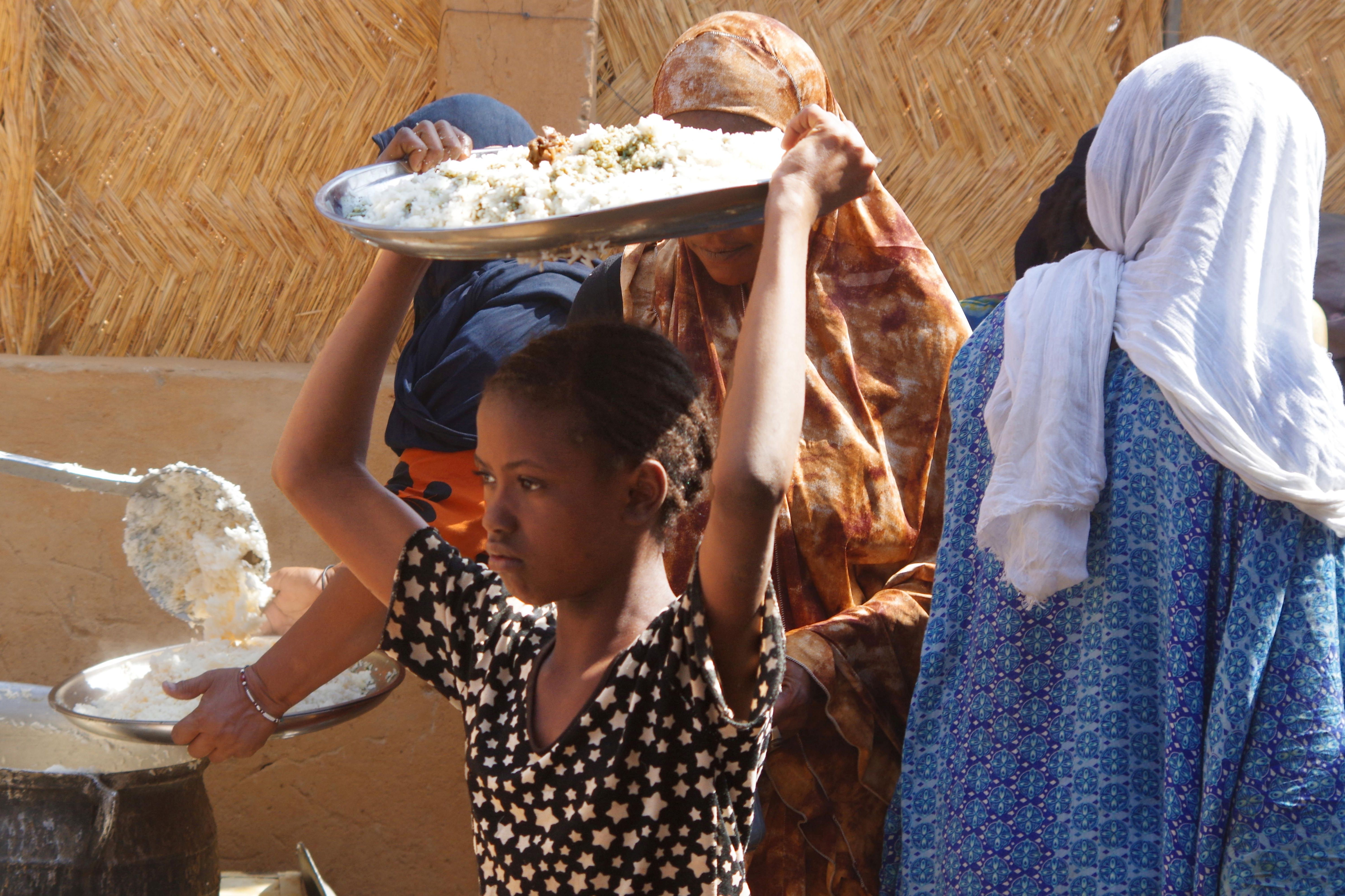 Schulkantine in Intikane, Niger