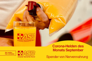 Spendende von Nervennahrung - Corona Helden des Monats September 2020