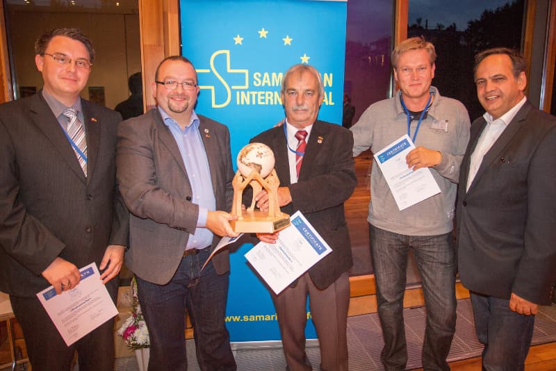 Beltsamariter erhalten Samaritan Award 