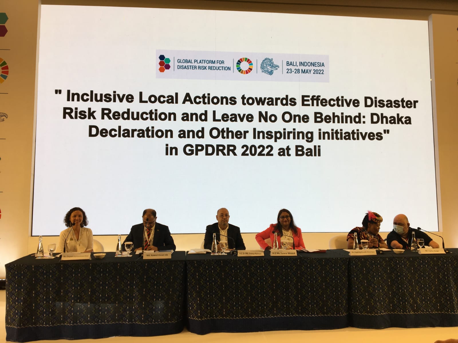 ASB stärkt inklusive Katastrophenvorsorge auf der Global Platform for Disaster Risk Reduction in Bali