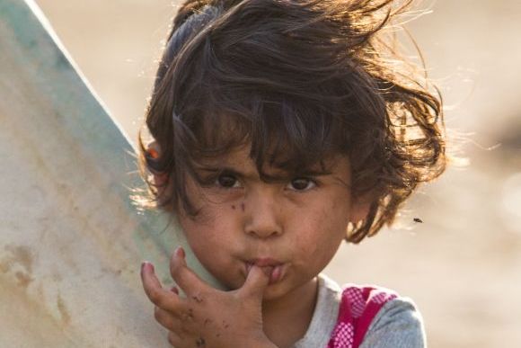  asyrian refugee child in Lebanon
