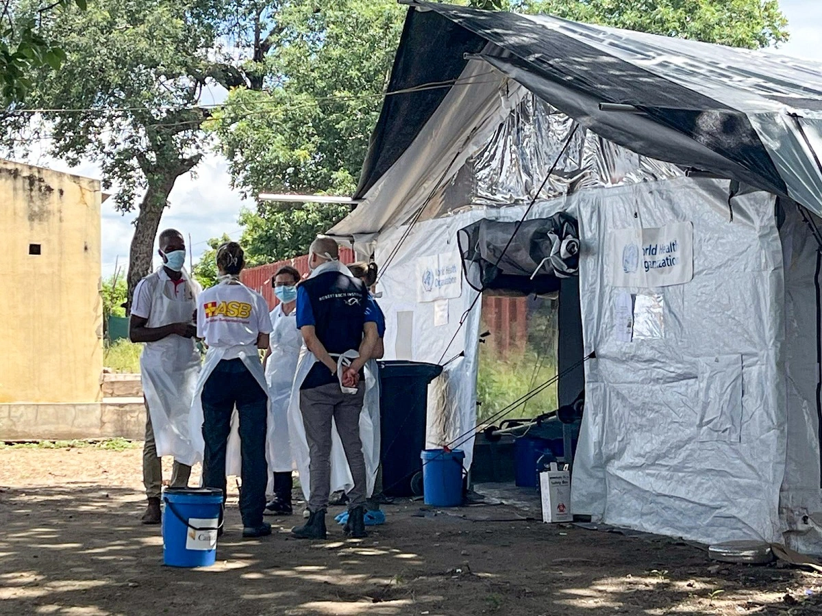 ASB-Schnelleinsatzteam FAST Einsatzteam und AoG in Mosambik