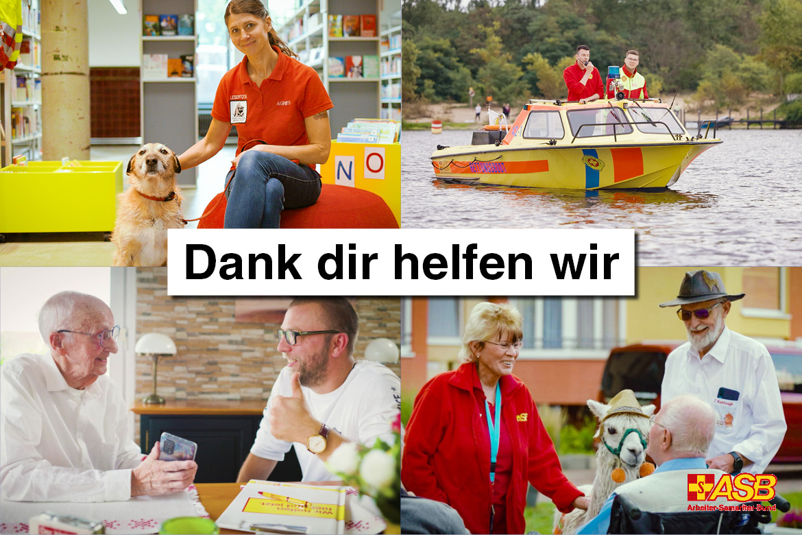 Neue Kampagne gestartet: ASB – Dank dir helfen wir