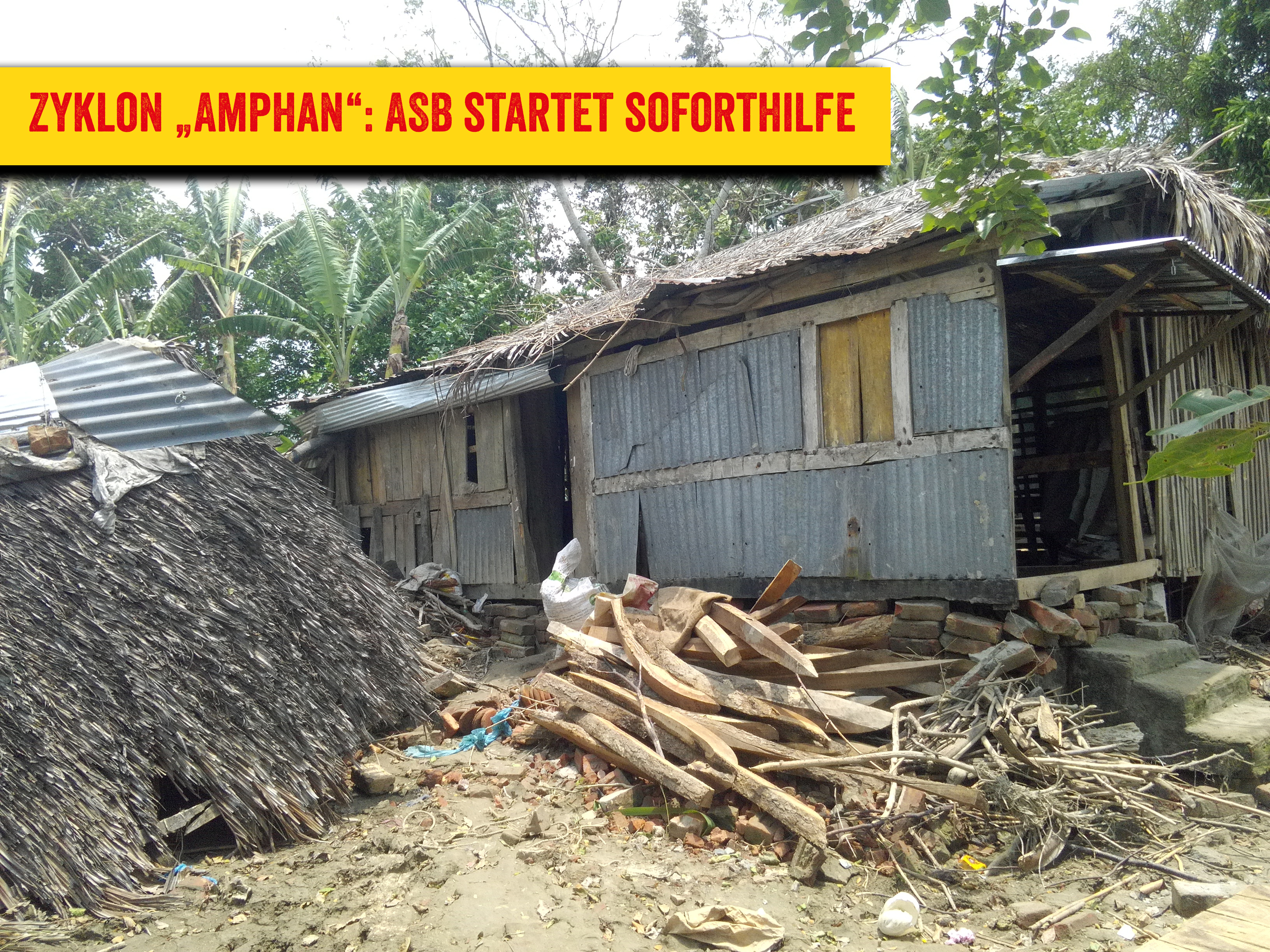 Zyklon „Amphan“: ASB startet Soforthilfe in Bangladesch