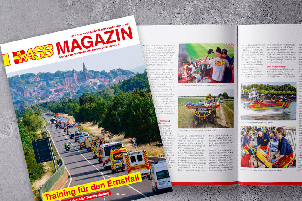 Das neue ASB Magazin ist erschienen