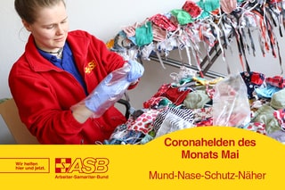 Mund-Nasen-Schutz-Näher:innen - Corona Helden des Monats Mai 2020