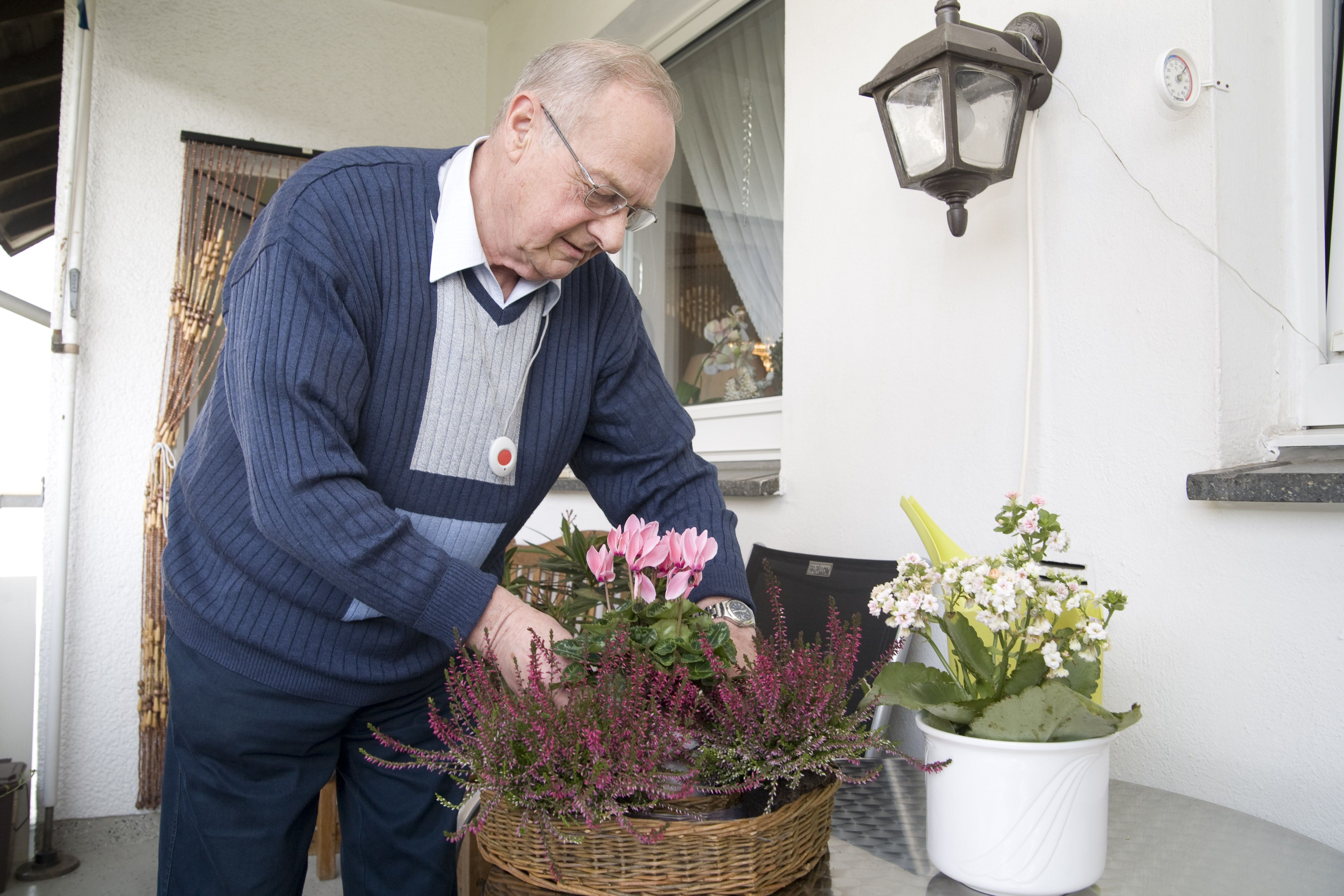 Hausnotruf funktioniert auch im Freien