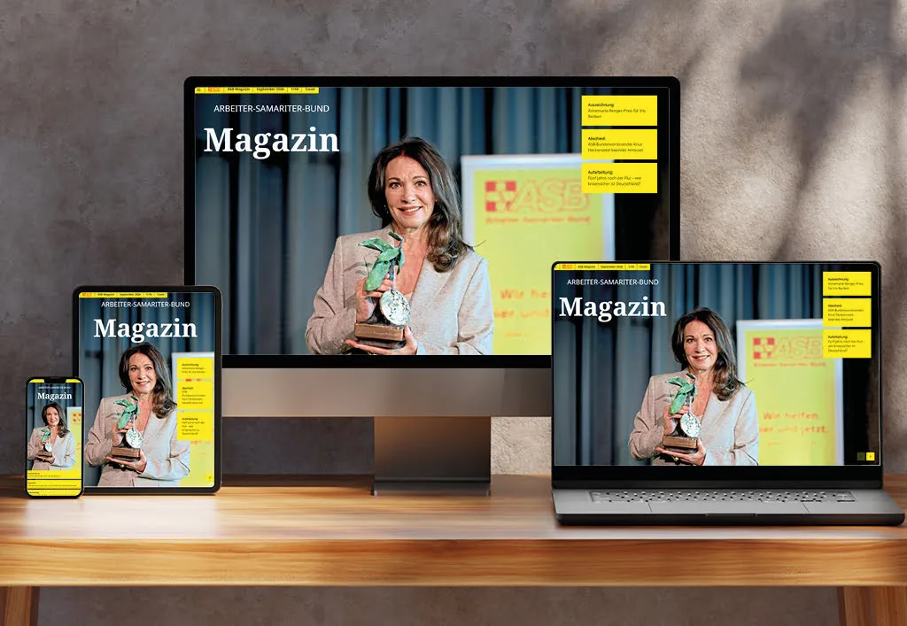 Septemberausgabe des ASB Magazins: Was unsere Gesellschaft zusammenhält