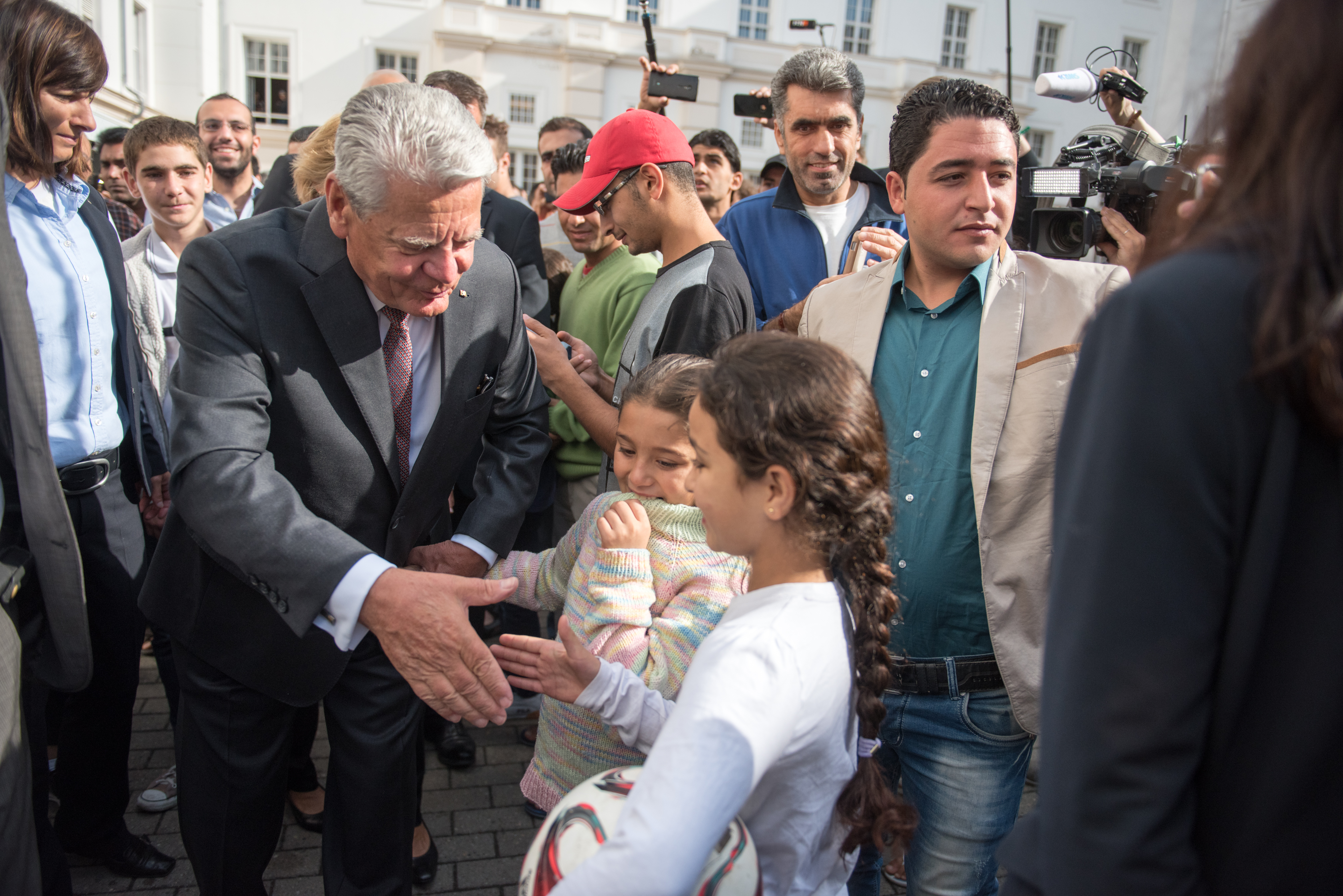 Gauck-Besuch Wilmersdorf