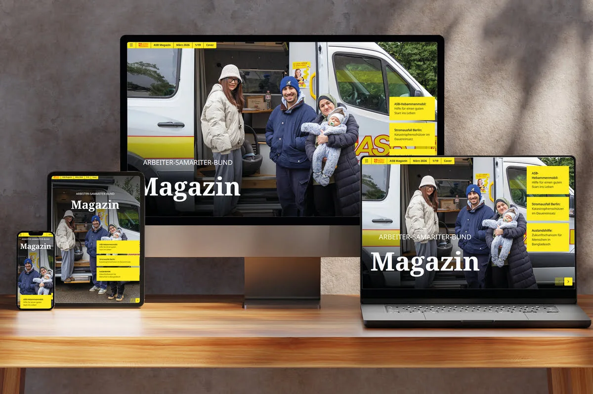 Märzausgabe des ASB Magazins: Starthilfen und Zukunftschancen