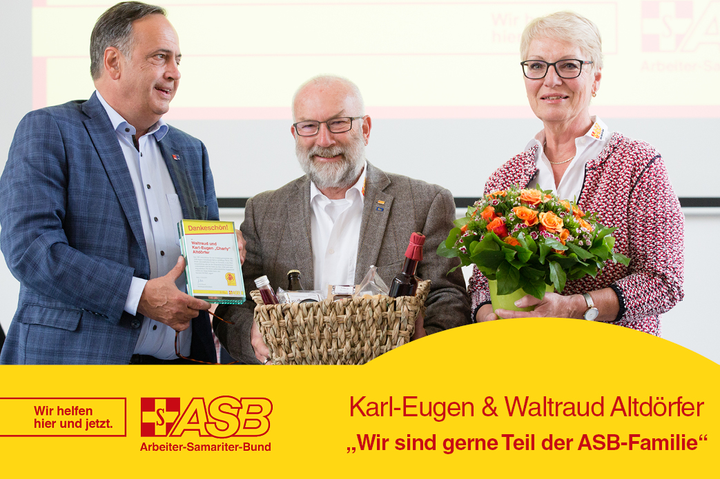 Freiwillige des Monats März Charly und Waltraud Altdörfer