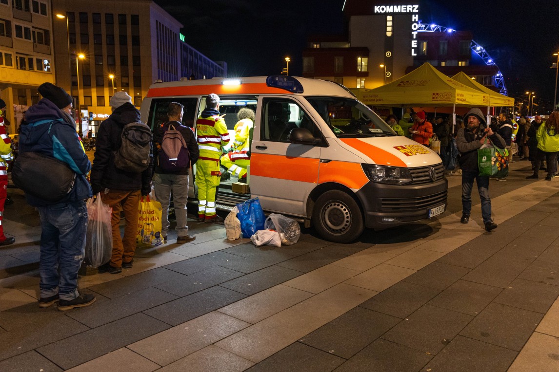 Auch in diesem Jahr wurde die medizinische Hilfe des ASB Köln gern genutzt.
