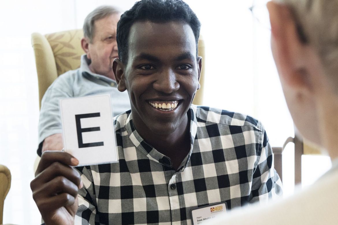 Isse beim Gedächtnistraining mit Buchstaben