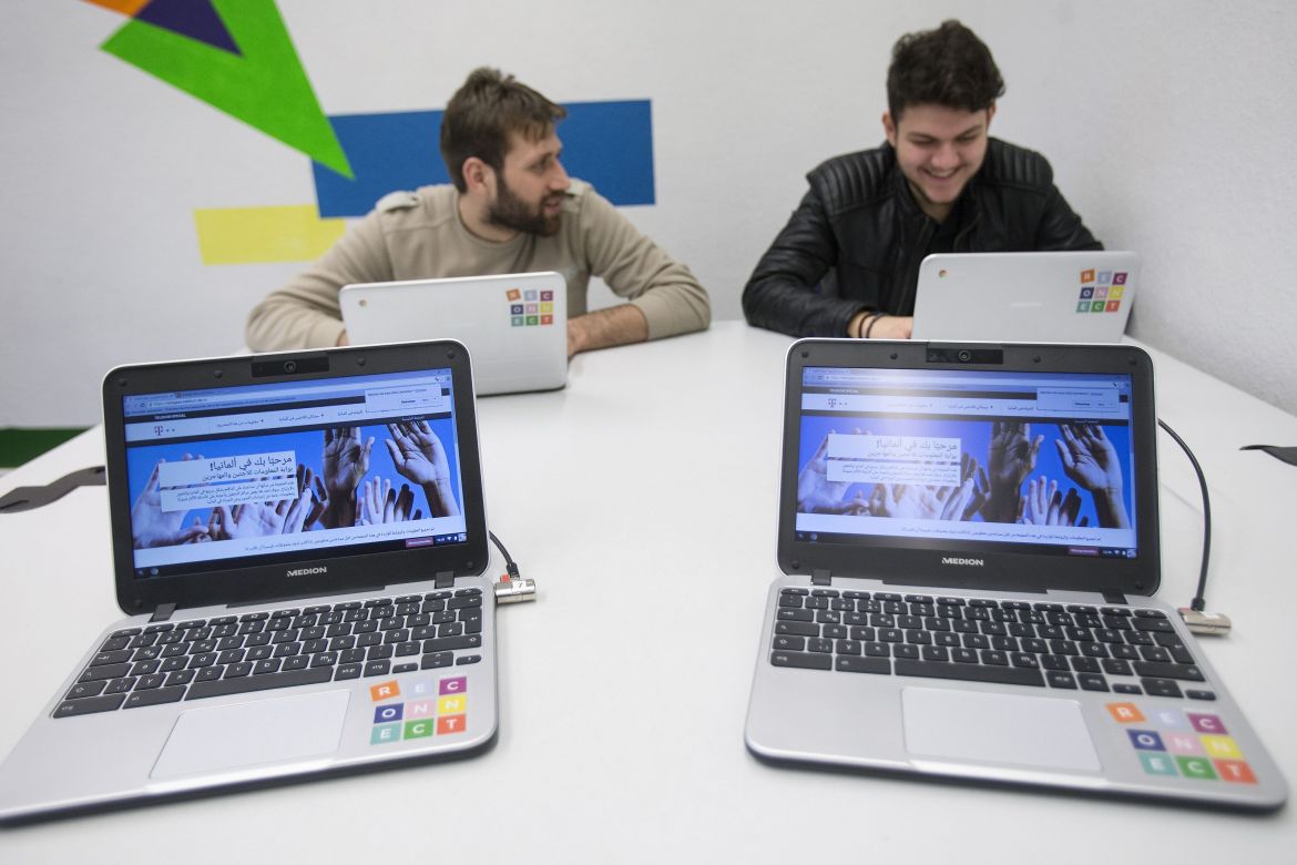 Chromebooks von vorn