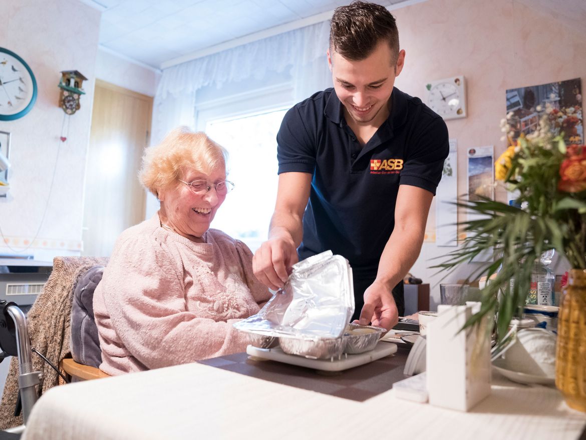 Essen auf Rädern vom ASB