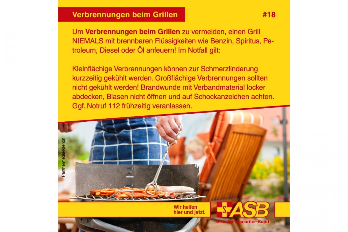 Verbrennungen beim Grillen