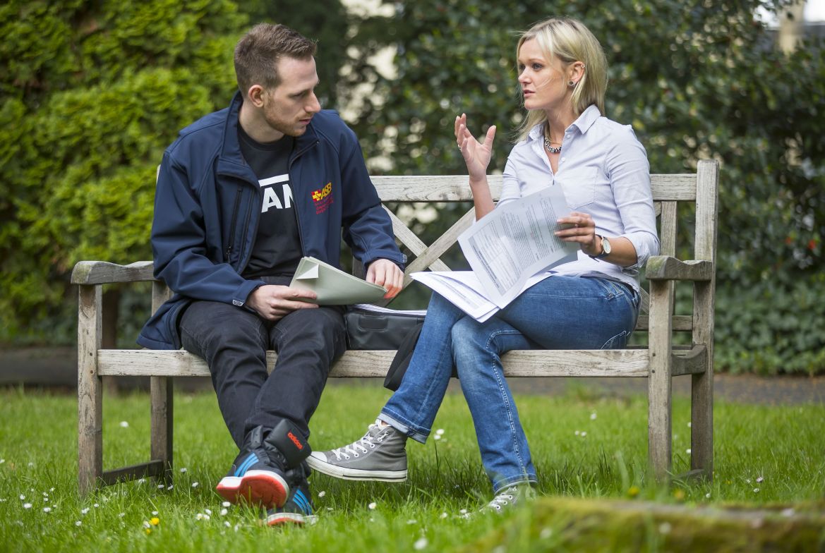 Garten der ASB-Bundesgeschäftsstelle und des ASB-Bildungswerks