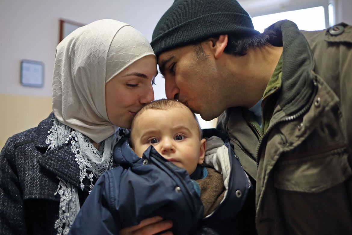 Familie aus Syrien in Fünfeichen, beim ASB Neubrandenburg/Mecklenburg-Strelitz