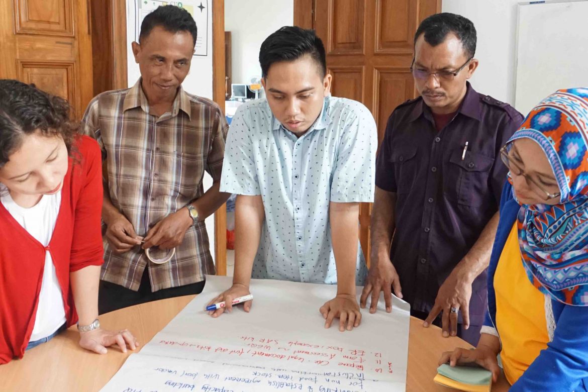 Schulung für ASB-Mitarbeiter in Indonesien