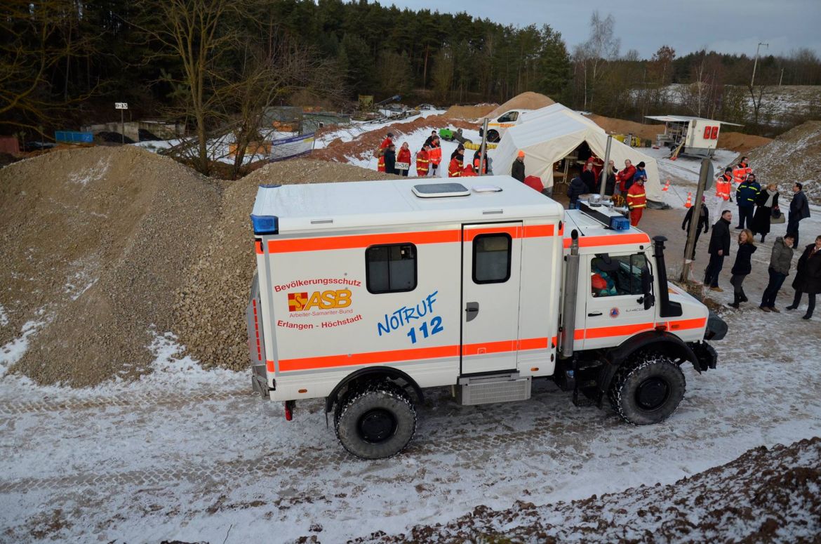 Einweihung Unimog ASB Erlangen