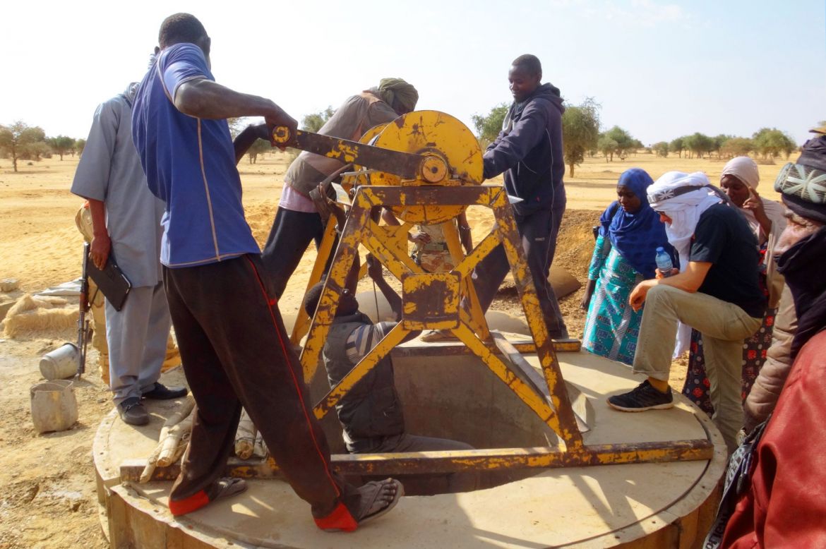 Brunnenbau im Niger