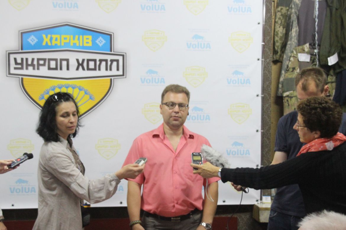 Interview mit einer NGO in Charkiw