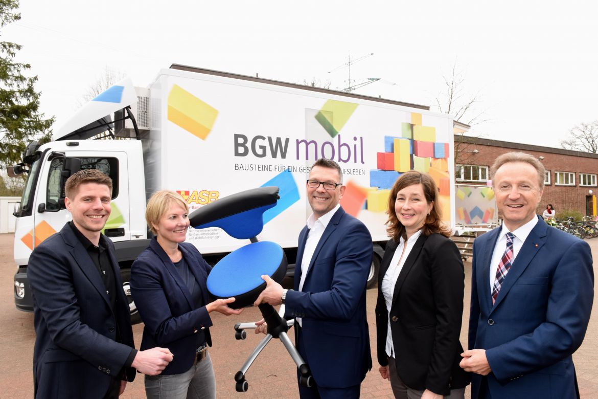 Finale der bundesweiten Tour mit dem BGW mobil