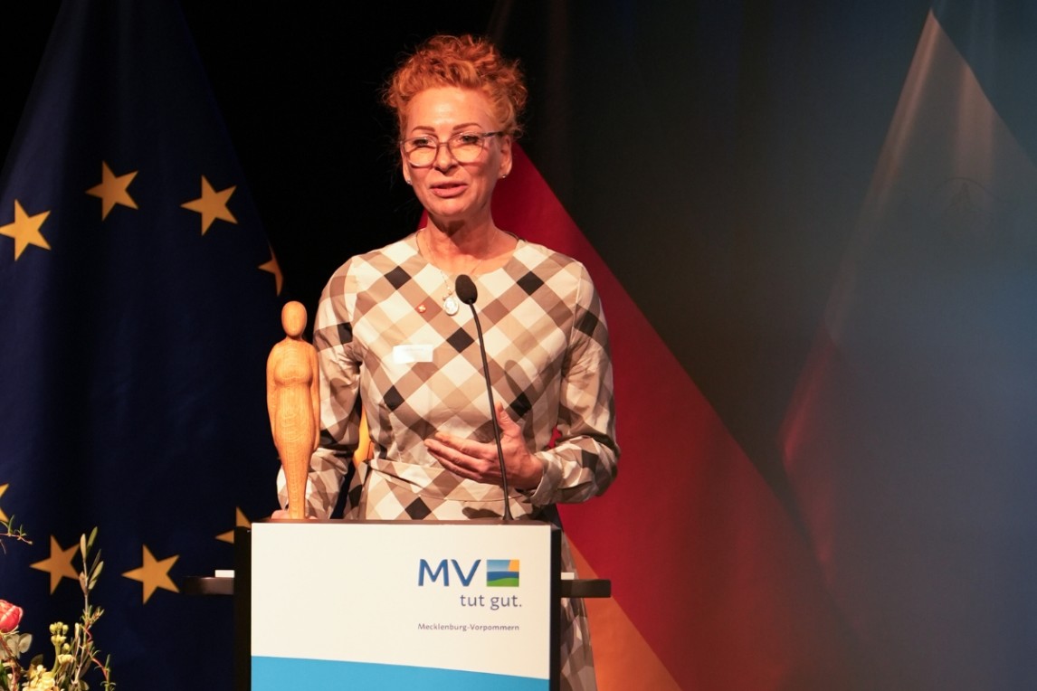 Samariterin und "Frau des Jahres" Birgit Waniorek