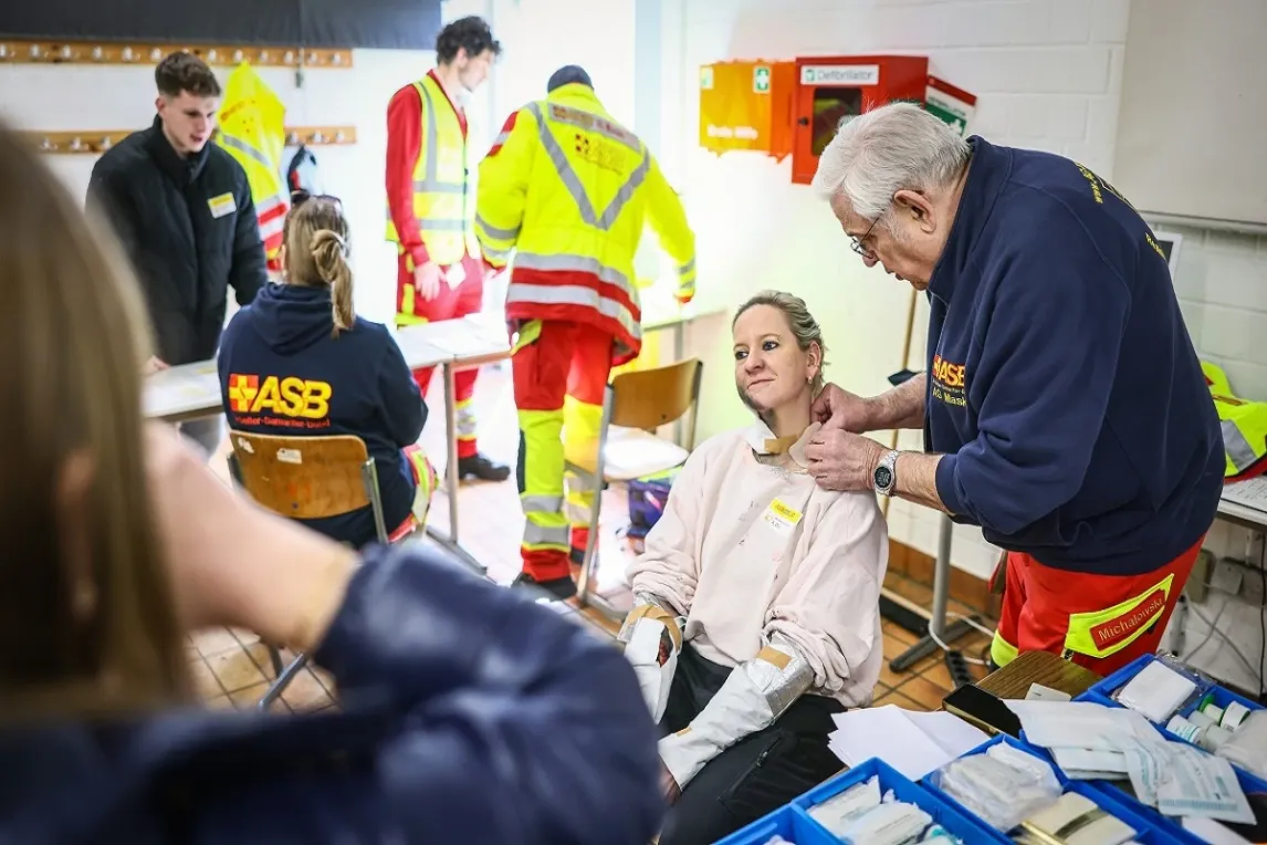 Wolf Michalowski, ehrenamtlich beim ASB aktiv