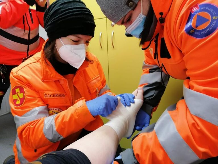 ASB leistet medizinische Hilfe für ukrainische Kriegsgeflüchtete